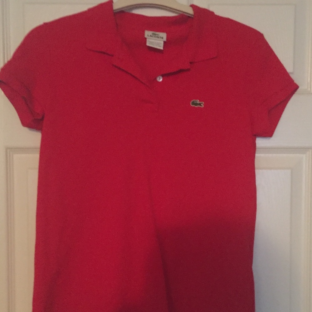 Ladies Lacoste polo